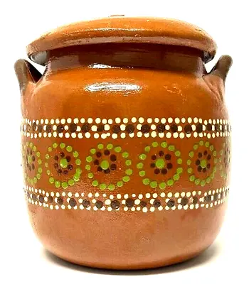 Tlaquepaque Ollas De Barro Mexican Red Clay Bean Pot 5 Quarts • $44.99