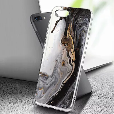 ( For IPhone 7 Plus ) Art Clear Case Cover C0291 Marble • $7.99