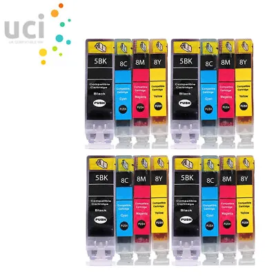 £13.49 • Buy 16 UCI Ink For Canon Pixma IP4200 IP4300 IP4500 IP5200 IP3300 MP510 MP520 MP830