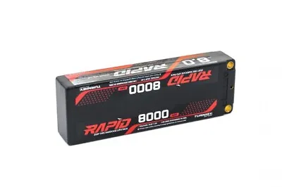 TURNIGY RAPID 8000mAh 2S 7.4V 140C LIPO BATTERY HARDCASE ROAR RC CAR TRUCK • $46.95