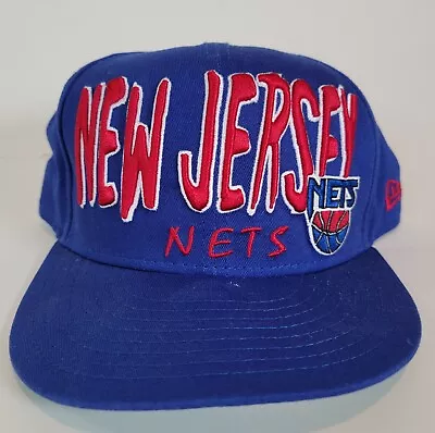 New Jersey Nets Hat NEW ERA Vintage Hardwood Classic Adjustable ROYAL BLUE HWC • $19.99