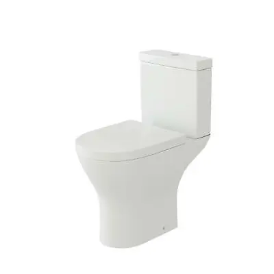 £129 • Buy Toilet WC Bathroom Close Coupled Toilet Ceramic Soft Close Seat White