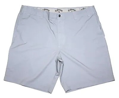 CALLAWAY Gray Polyester Spandex 5 Pocket Lightweight Golf Shorts Mens Size 42 • $24.99