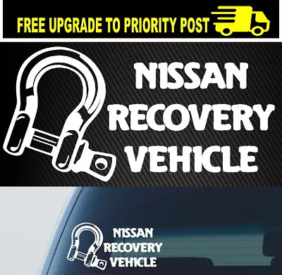 NISSAN Recovery Vinyl Decal Sticker Ute 4x4 Funny Jeep Landcruiser Hilux Pajero • $7.99