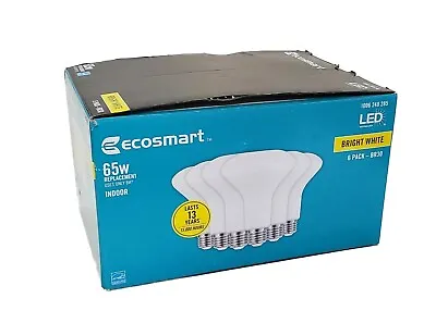 Ecosmart Led Bulbs 65W Bright White LED  4pk  • $14.44