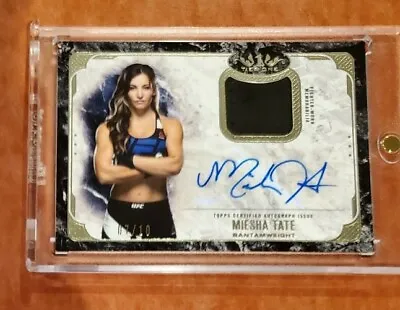 Miesha Tate /10 2017 Topps UFC Knockout Tier One Glove Auto Relic Autograph • $249