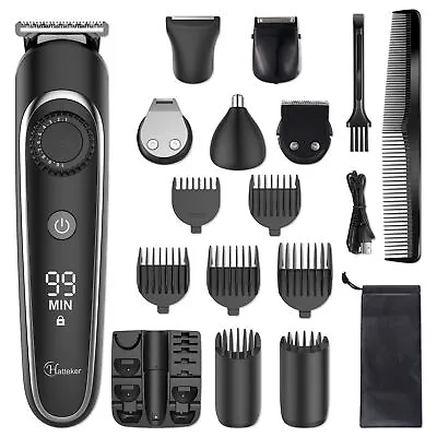 Hatteker Beard Trimmer Hair Trimmer Grooming Kits Electric Shaver Razor For Men • $27.99