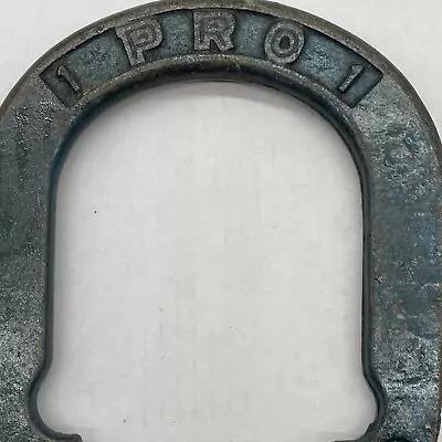 Authentic Vintage Pro-1 Pitching Horseshoe Blue 2 LB 11 Oz Man Cave Decor • $15.99