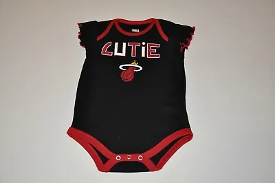 Miami Heat Girls Infant Baby Bodysuit Creeper Romper (0-3M3-6M6-9M12M18M) • $5.99