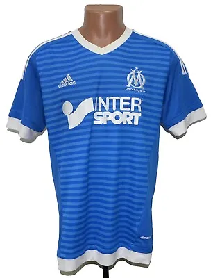 Olympique De Marseille 2015/2016 Away Football Shirt Jersey Adidas Size M Adult • $31.49