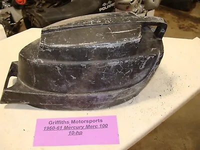  1960-61 MERCURY MERC-100 10HP Outboard Motor Hood Engine Cover Recoil Cowling • $144