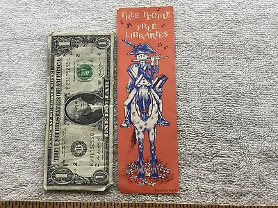 1960s 1970s Yardley Makefield Free Library Bucks County PA Bookmark  Vtg • $3.99