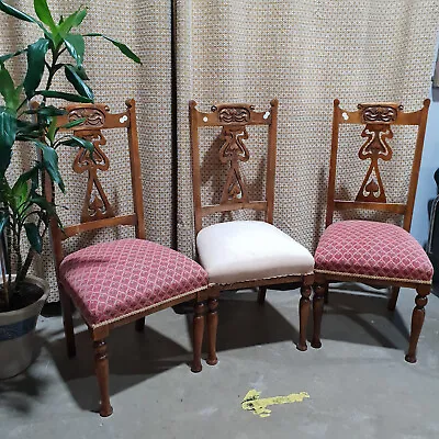 Set Of 3 Queen Anne Style Chairs • £120