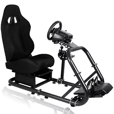 Marada Racing Cockpit With TV Stand & Seat Fit Logitech G29 G920 G923 GPRO T300 • £79.99