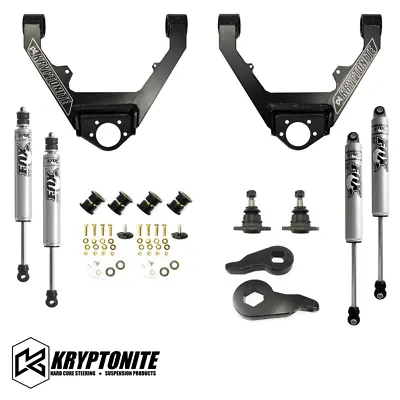 Kryptonite 2  Leveling Kit Control Arms Fox Shocks For 99-06 Chevrolet GMC 1500 • $1349.99