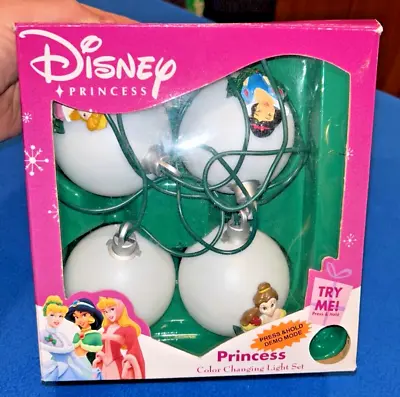 Disney Princess Color Changing Light Set Battery Christmas Decoration Gemmy • $12