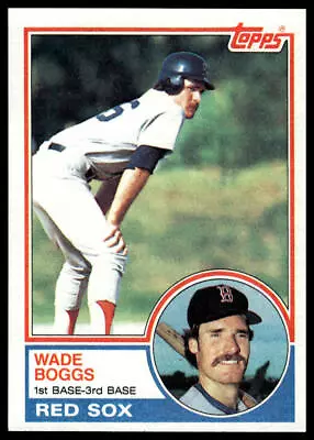1983 Topps #498 Wade Boggs (RC) Rookie Card • $15.99