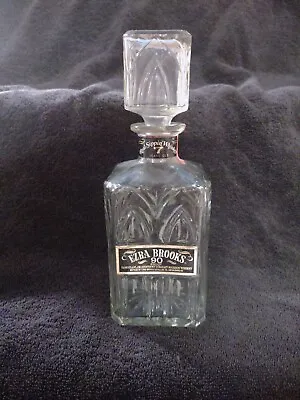 Vintage Ezra Brooks Rare Old 4/5 Quart Whiskey Bottle 7 Year Great Cork Rare • $16.86