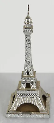 4  Vtg Miniature Tower Eiffel Tour Paris France Metal 3D Diorama Decor • $24.99