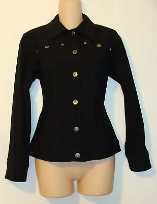 $39.99 • Buy Nwot! Simon Chang Womens Black Stretch Jacket Size 4   D141
