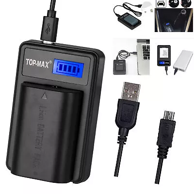 £8.99 • Buy Camera Battery Charger Canon LP-E6 E6N EOS 5D Mark II III 70D 7D 60D 3D 5D3 GO