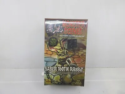 Dr. Deadly's Monster Scenes Saber Tooth Rabbit  Model Kit 2011 Factory Sealed • $15