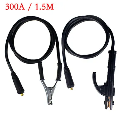 $17.98 • Buy 300Amp Welding Earth Clamp Ground Stick Welder Cable For MMA ARC IGBT Machine US