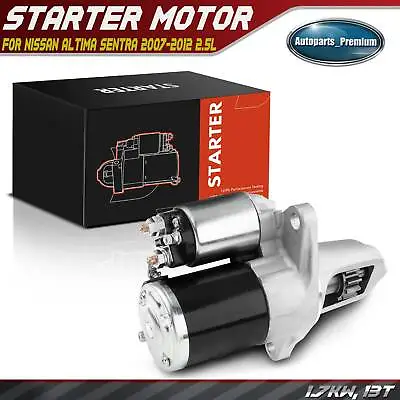 Starter Motor For Nissan Altima Sentra 07-12 2.5L 1.7KW 12V CCW 13T 23300-JA00B • $71.99