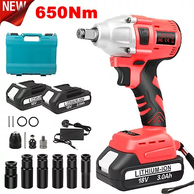 18V Cordless Electric Impact Wrench Drill Gun Ratchet Driver For Makita Battery • £21.99