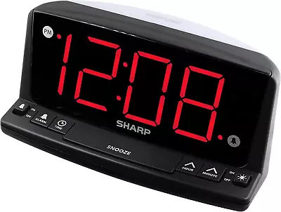 LED Digital Alarm Clock – Simple Operation - Easy To See Large Numbers Built In • $21.90