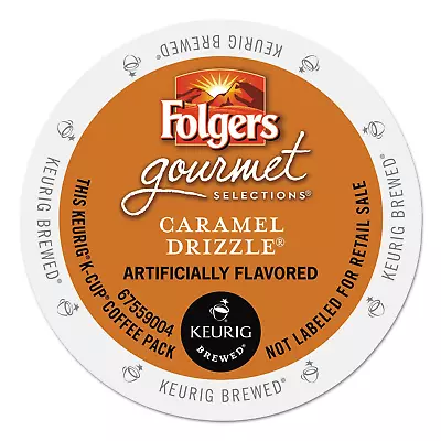 Folgers 6680 Caramel Drizzle Coffee K-Cups 24/Box 24 Count (Pack Of 1)  • $33.96