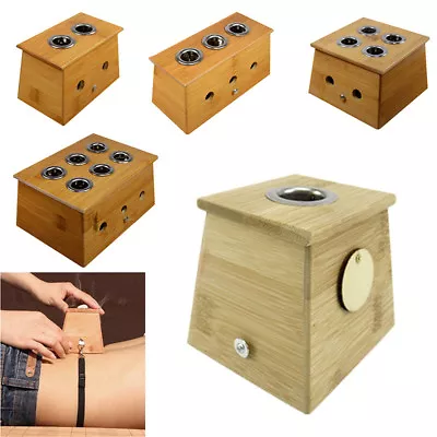 18mm/0.7'  Moxa Stick Roll Holder Healing Therapy Bamboo Mild Moxibustion Box艾灸盒 • $10.05