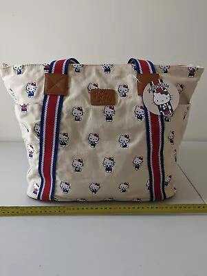 Brand New Hello Kitty Canvas Large Shoulder Bag • $50