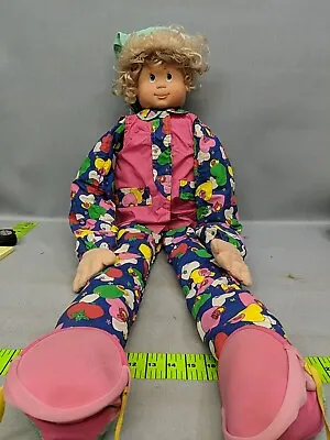 Vintage Famosa Large Doll 42  Double Face Dancing Rare Cloth Vinyl • $74.99