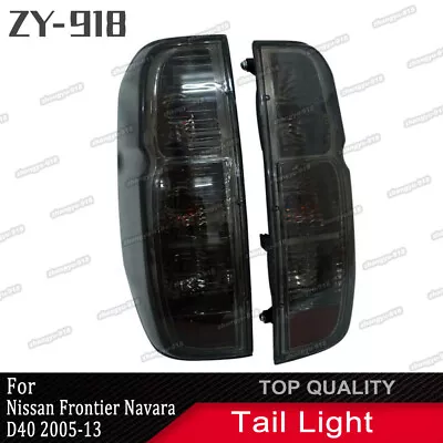 Pair Smoked Black Tail Light Rear Lamp For Nissan Frontier Navara D40 2005-2015 • $101