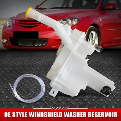 For 04-09 Mazda 3 Sedan Windshield Washer Fluid Reservoir Tank W/ Level Sensor • $49.88