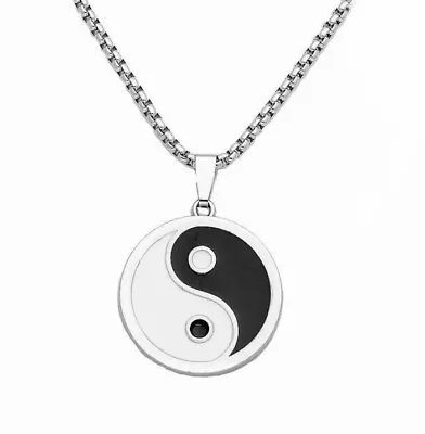 $9.99 • Buy Anime Naruto  Necklace Alloy Enamel Jewelry For Fan Ying Yang Symbol