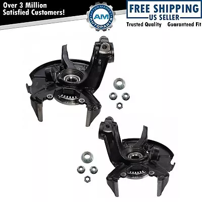 Front Wheel Bearing & Hub Assembly Pair With Knuckle For Golf Jetta Beetle • $159.33