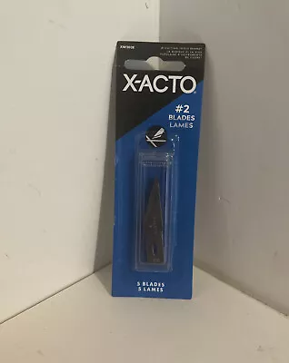 5 Pack X-Acto  #2  Carbon Steel  Heavy Duty  #2  Hobby Knife  Replacement Blade • $8.49