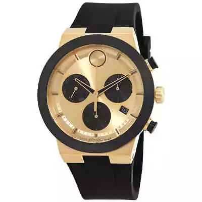 Movado Bold Fusion Chronograph Quartz Gold Dial Men's Watch 3600895 • $323.83