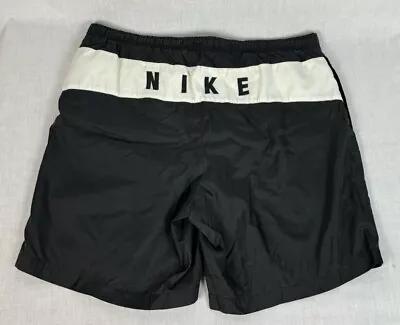 Vintage Nike Shorts Nylon Lined Swim Athletic Swoosh Logo Men’s XL 90s • $34.99