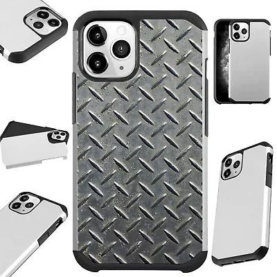 Fusion Case For IPhone 12/Mini/Pro Max Phone Cover CROSSHATCH PRINT • $13.50