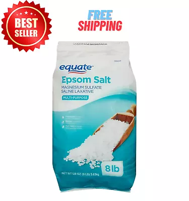 Equate Epsom Salt Magnesium Sulfate 128oz (8lb) Scent Free • $10.50