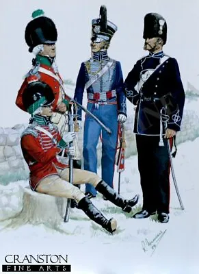 British Military Uniform Art Print Yorkshire Dragoons 1794 Cavalry Ogilvy Trust • £9