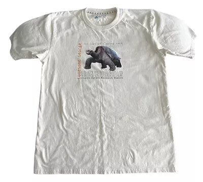 Lonesome George Galapagos Charles Darwin T Shirt XXL Fundacion Ecuador Research • $46