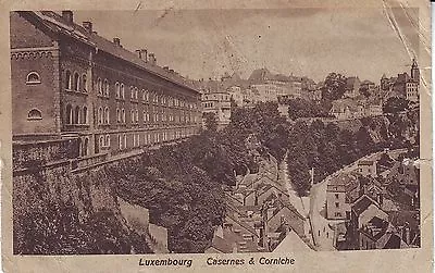 Luxembourg Ville - Casernes & Corniche Circa 1930 Used Not Mailed Postcard • $1.99