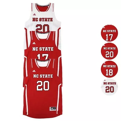 $20.99 • Buy NC State Wolfpack NCAA Home & Away Basketball Replica Jersey Collection - Men's