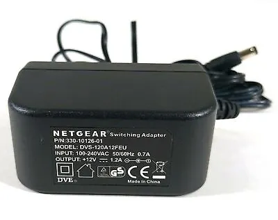 £6.70 • Buy Netgear DVS-120A12FEU AC Adapter 12V 1.2A Original Switching Power Supply E825