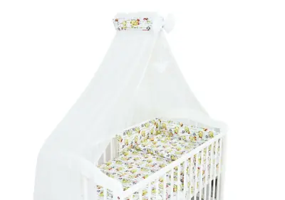 Canopy Holder Bar Drape Mosquito Net With Ribbon COTBED/ COT Football Teddy Bear • £33.99