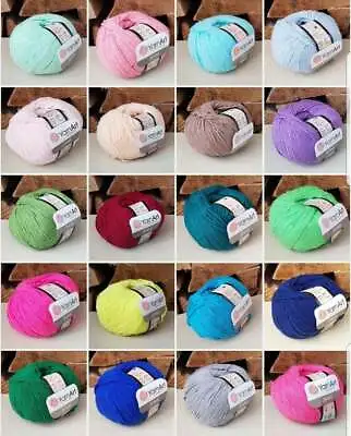 Amigurumi Yarn YarnArt Jeans Cotton/Acrylic Mix Knitting Wool/Yarn  50g • £1.89